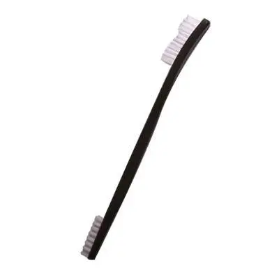 Dual-Action Toothbrush-Style Detail Brush for Trim, Grilles, and Contoured Surfaces
