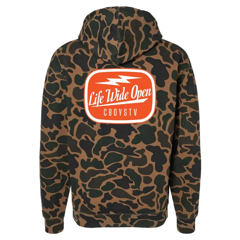 Duck Camo Lightweight Outdoor Hoodie