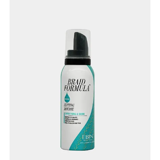 EBIN New York Smoothing & Shine Setting Mousse – 2.7 oz