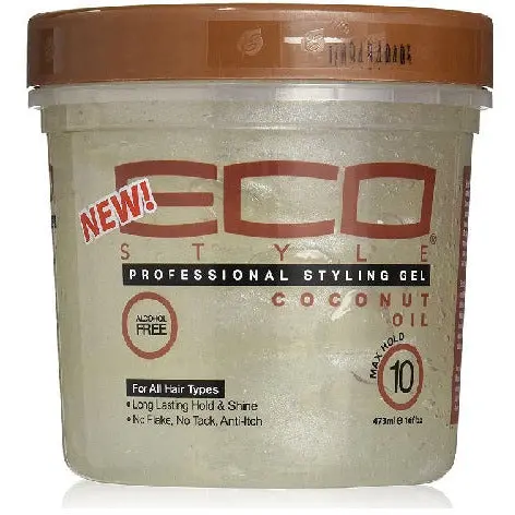 Eco Style Coconut Oil Hair Gel – 16 oz