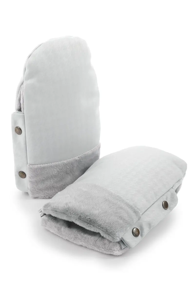 Egg 3 Handmuff – Houndstooth Silver Pattern