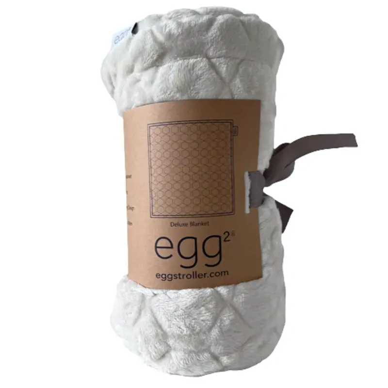 Egg Deluxe Premium Knit Blanket – Cream