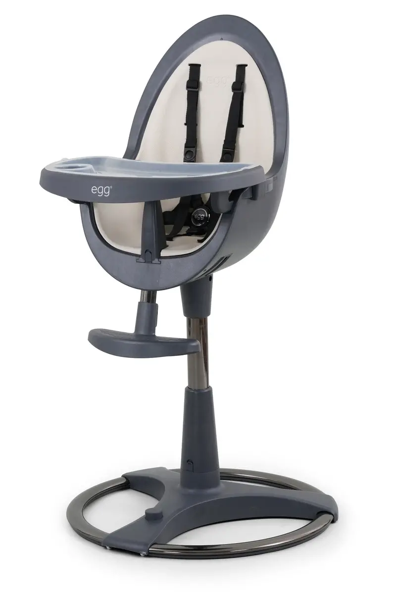 Egg Premium High Chair – Grey and Cream Finish