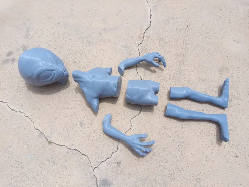 EveryThang3D Area 51 ‘The Grey’ Full-Size Statue – 4.5′ Roswell Alien Figure Inspired by Zeta Reticulan Lore