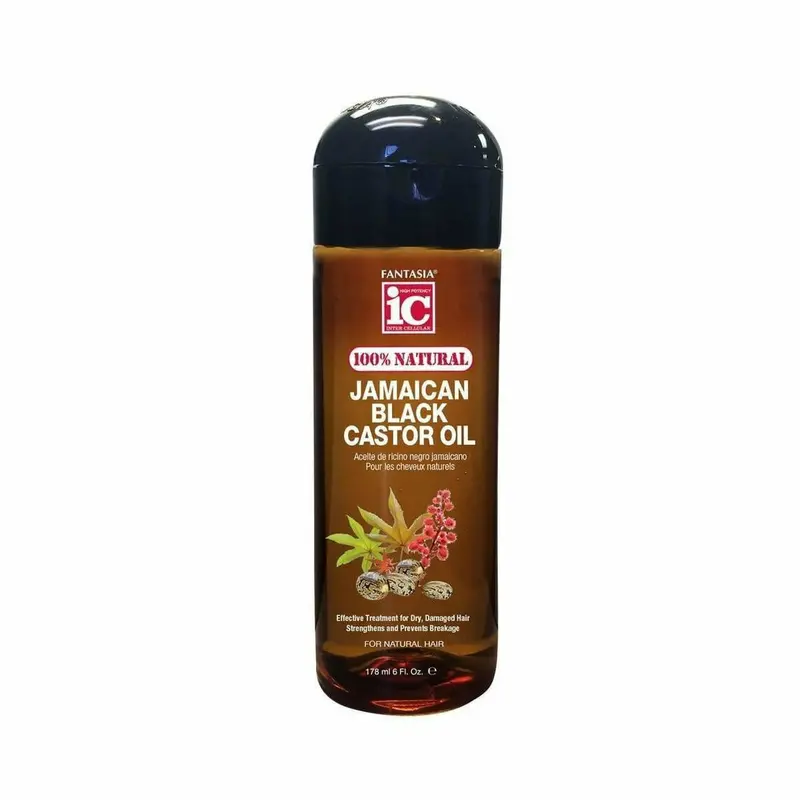 Fantasia 100% Natural Jamaican Black Castor Oil – 6 oz Pure Hair Growth Treatment