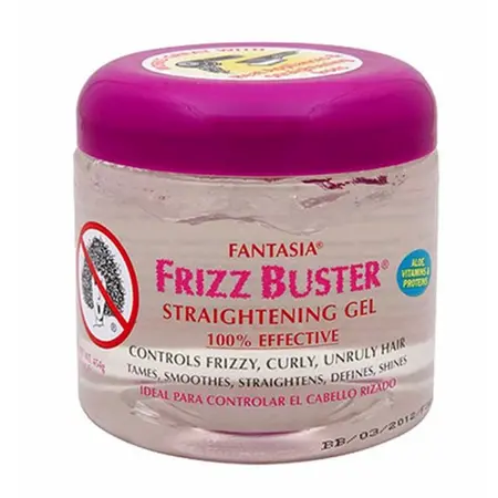 Fantasia Frizz Buster Straightening Gel – Humidity-Resistant Smoothing Gel, 16 oz