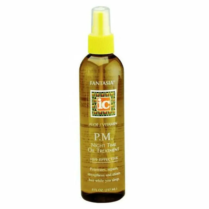 Fantasia IC P.M. Nighttime Oil Treatment – 8 oz Overnight Hair Repair Serum