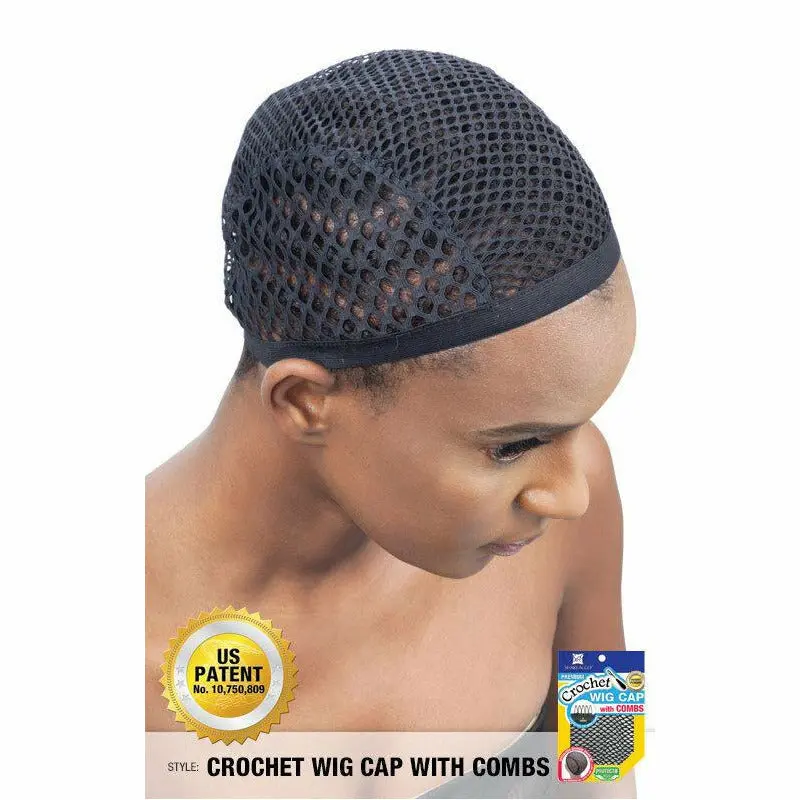 FreeTress Crochet Wig Cap with Integrated Combs