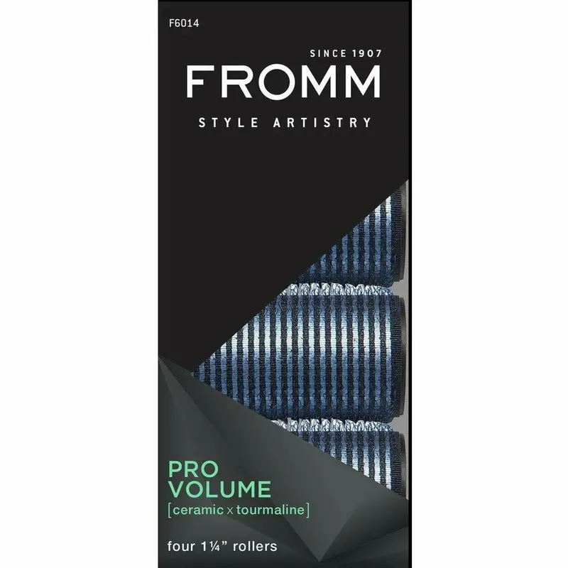 Fromm Pro Volume 1.25-Inch Ceramic Hair Rollers – Heat-Resistant Styling #F6014