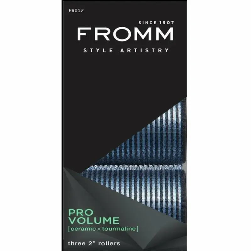 Fromm Pro Volume 2-Inch Ceramic Hair Rollers – Large-Diameter Curling Tools #F6017