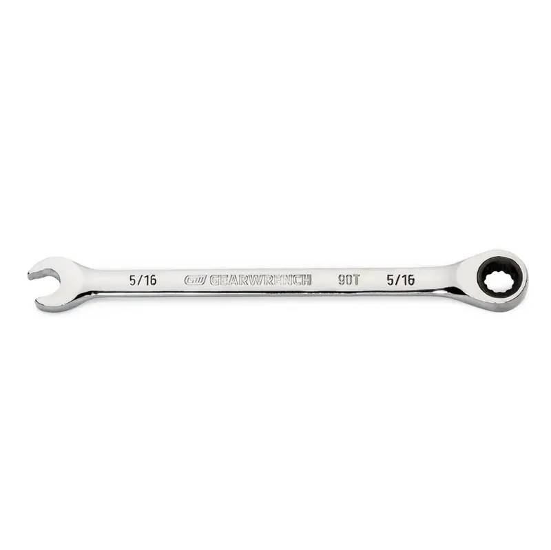 GearWrench 86941 — 5/16″ 90-Tooth Ratcheting Combination Wrench
