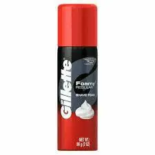 Gillette Foamy Regular Shave Foam for Smooth, Comfortable Shaving (2 oz)