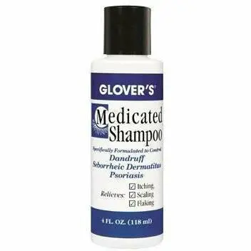 Glover’s Medicated Anti-Dandruff Shampoo – Soothing Scalp Cleanser, 4 oz