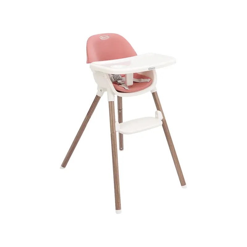 Graco Presti 3-in-1 Convertible High Chair – Dusty Rose
