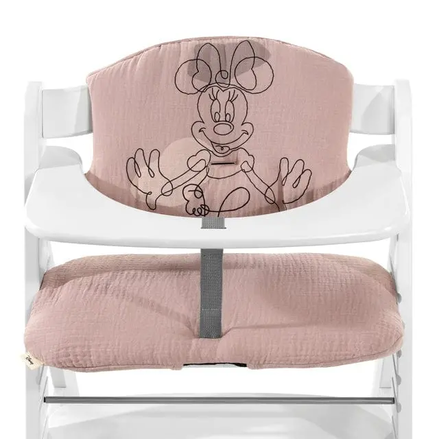 Hauck Select Highchair Pad – Minnie Mouse Rose Pattern Cushion Set
