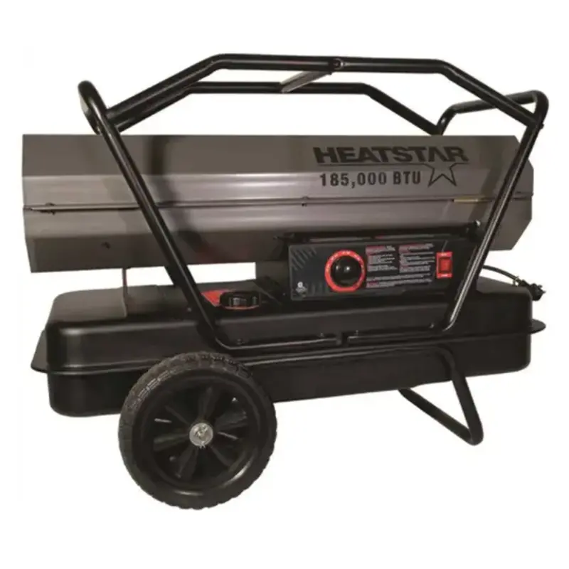 Heatstar HS185KT 110V Kerosene Forced-Air Heater – 185,000 BTU Output, 20A Industrial-Grade