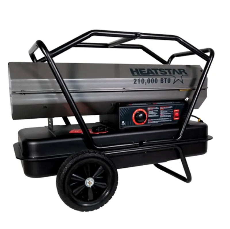 Heatstar HS210KT High-Capacity Kerosene Heater – 210,000 BTU Forced-Air Model