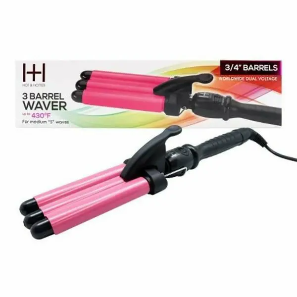 Hot & Hotter 3-Barrel Ceramic Waver for Defined Waves