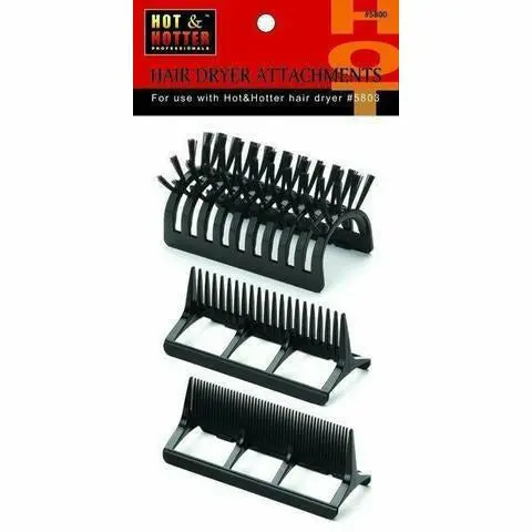 Hot & Hotter Hair Dryer Attachment Kit #5800 – Professional Styling Set