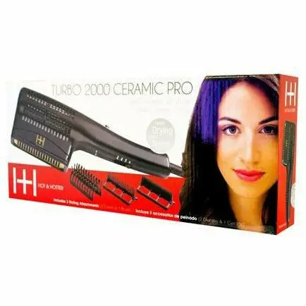 Hot & Hotter Turbo 2000 Ceramic Pro Hair Dryer – Fast-Drying Ionic Technology