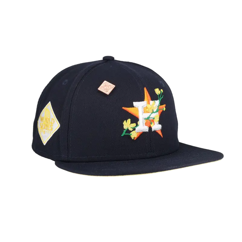 Houston Astros 2017 World Series Bloom Side Patch 59Fifty Fitted Cap