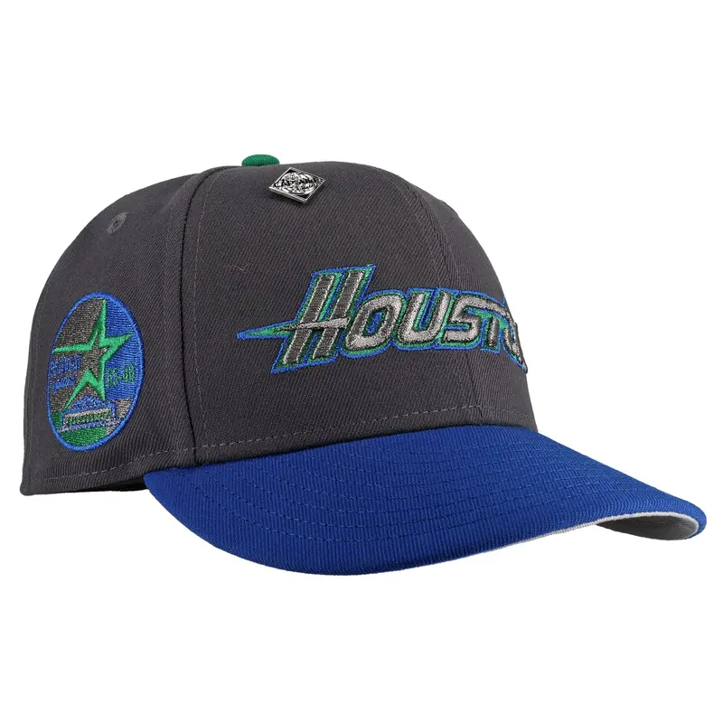 Houston Astros 35th Anniversary Graphite, Blue & Pewter Metallic 59Fifty Fitted Cap