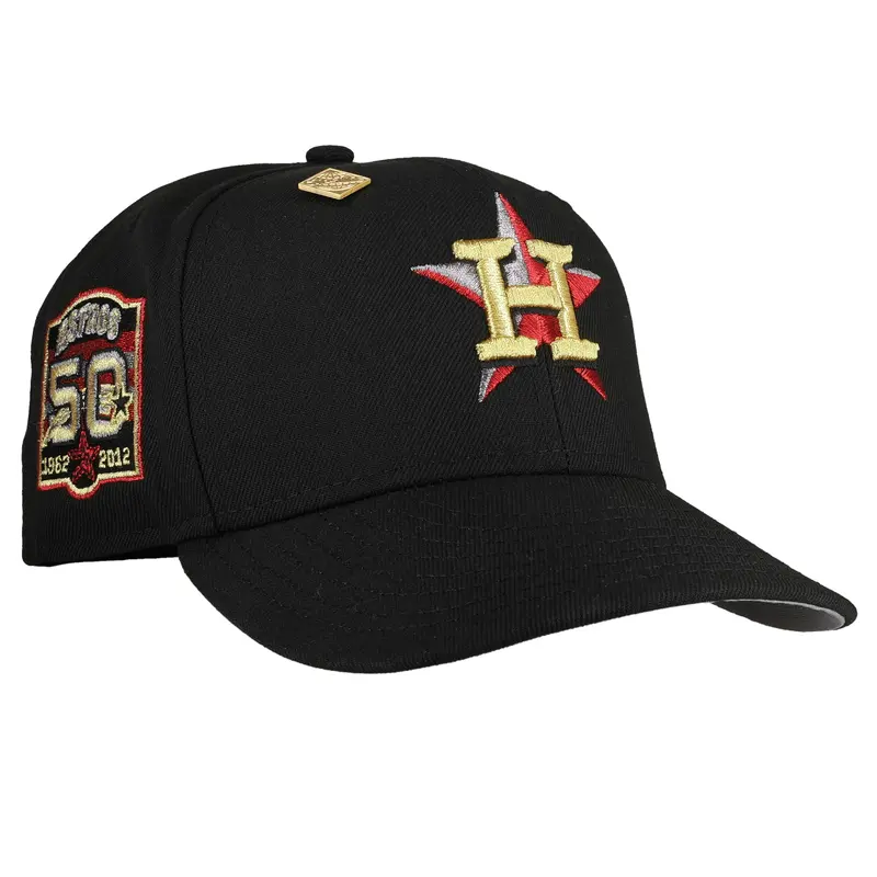 Houston Astros 50th Anniversary Bred Star Metallic 59Fifty Hat