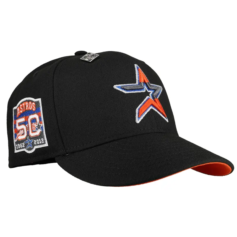 Houston Astros 50th Anniversary Three-Tier Metallic 59Fifty Fitted Cap