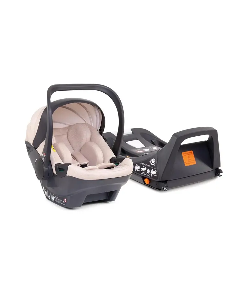 iCandy Cocoon Car Seat & ISOFIX Base Combo – Latte Finish