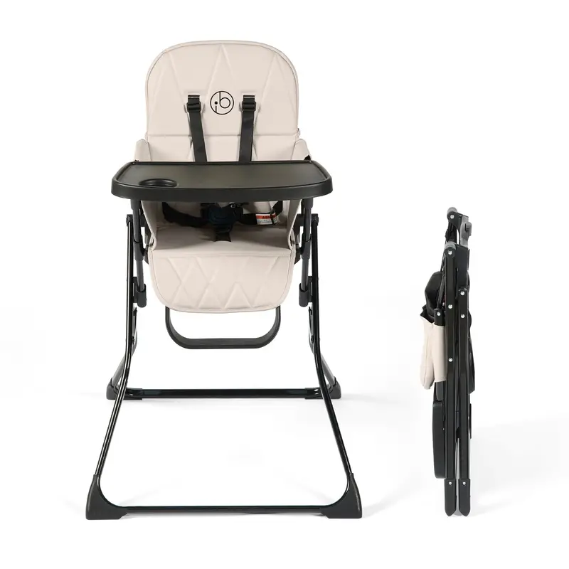 Ickle Bubba Flip Magic Fold Highchair in Pearl Grey