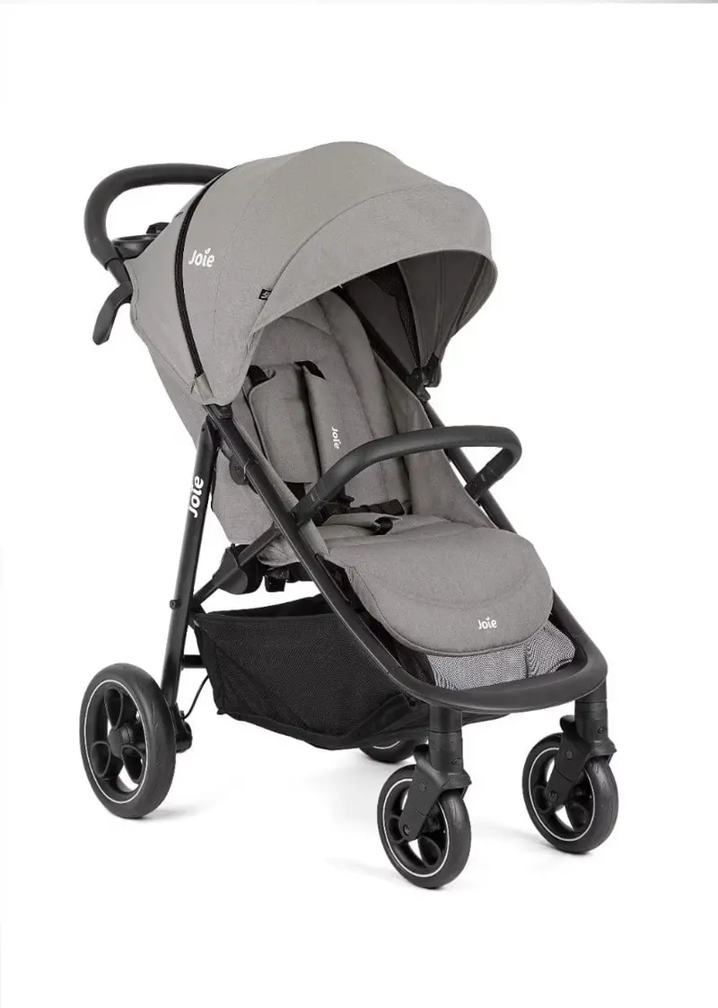 Joie Litetrax PRO Compact Pushchair with Included Raincover – Pebble