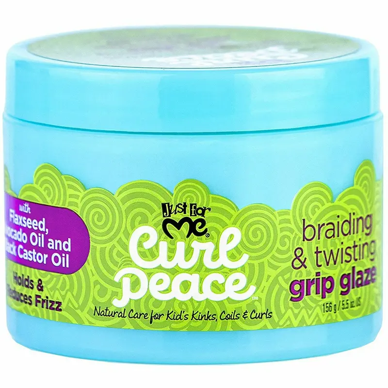 Just for Me Braid & Twist Grip Glaze for Secure, Flexible Hold – 5.5 oz