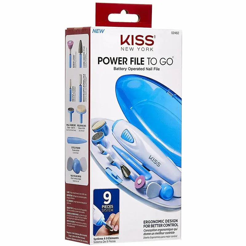 Kiss Power File To Go Portable Nail File & Dryer