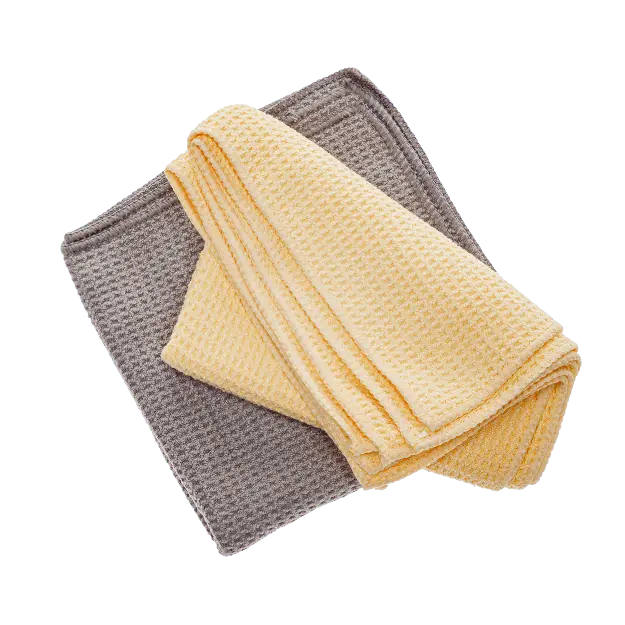 KOCH CHEMIE Premium Glass Towel Set – 4-Pack Microfiber Cloths for Streak-Free Cleaning