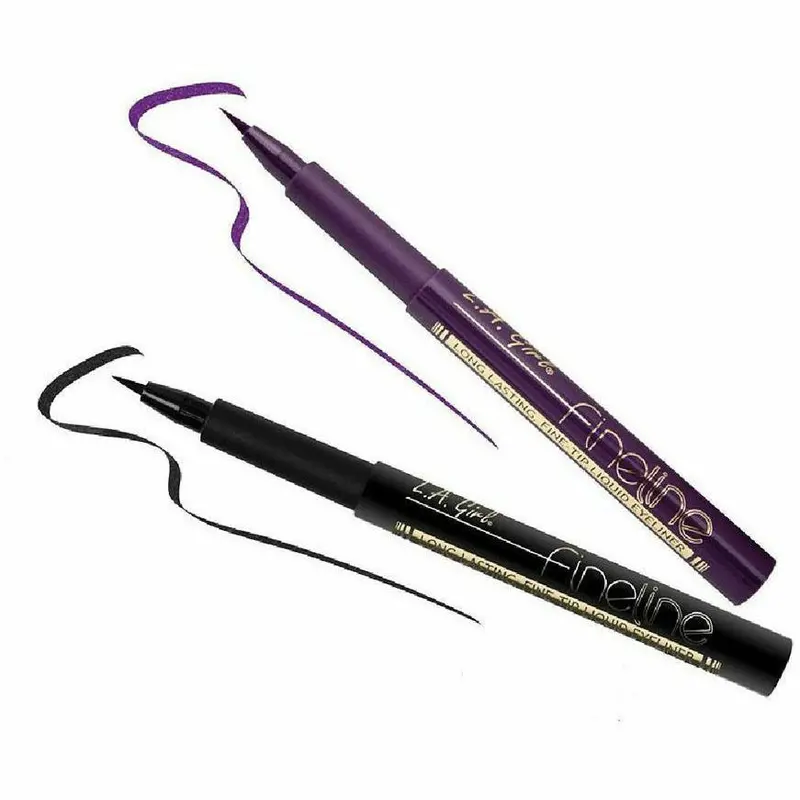 L.A. Girl Fine-Line Liquid Eyeliner – Smudge-Resistant