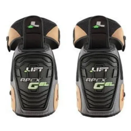 LIFT Safety KAX-0K Apex Gel-Padded Knee Guards for Comfort and Protection