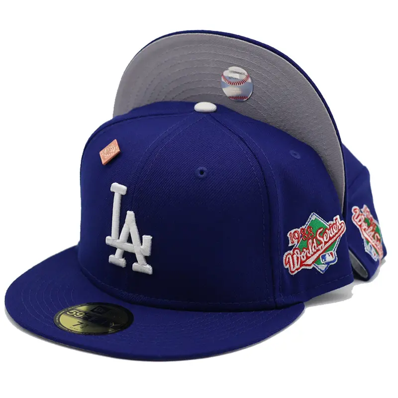 Los Angeles Dodgers 1988 World Series Basics Collection Fitted Cap