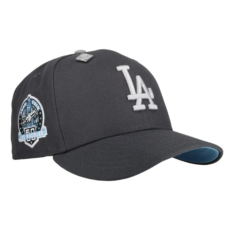Los Angeles Dodgers 60th Anniversary Graphite 59Fifty Fitted Cap