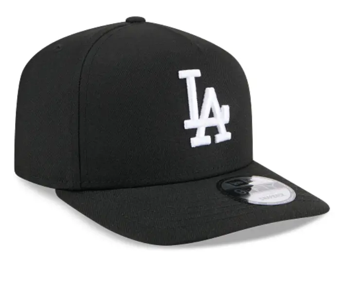 Los Angeles Dodgers Black 9Fifty A-Frame Snapback Hat – New Era Official