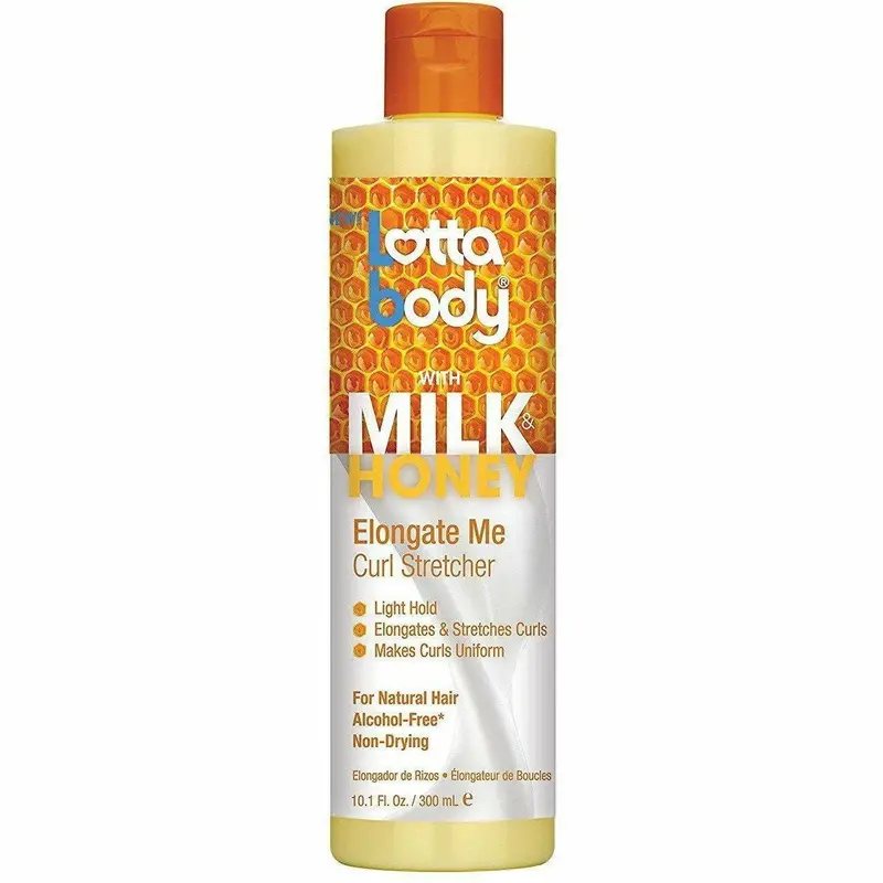 LottaBody Milk & Honey Curl Stretcher – 10.1 oz Elongating Cream
