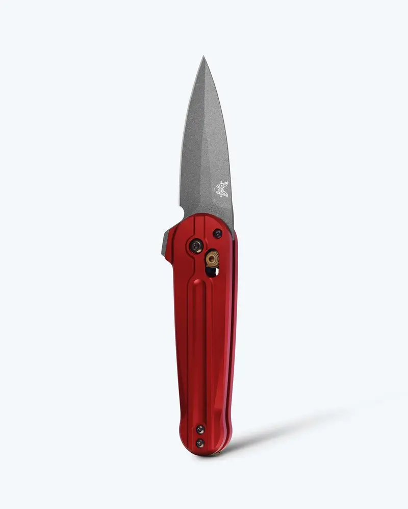 Lowden Phoenix Red Aluminum Folding Knife