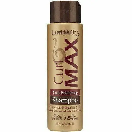 Lustrasilk Curl Max Shampoo for Defined, Bouncy Curls – 12 oz