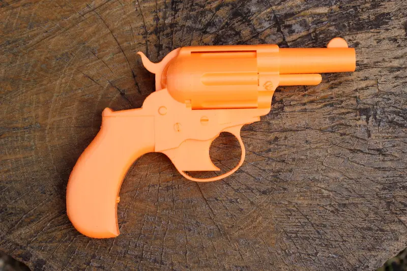 M1877 Lightning Revolver Replica (2.5″ Barrel) – Removable Silencer Variant for LARP & Prop Use