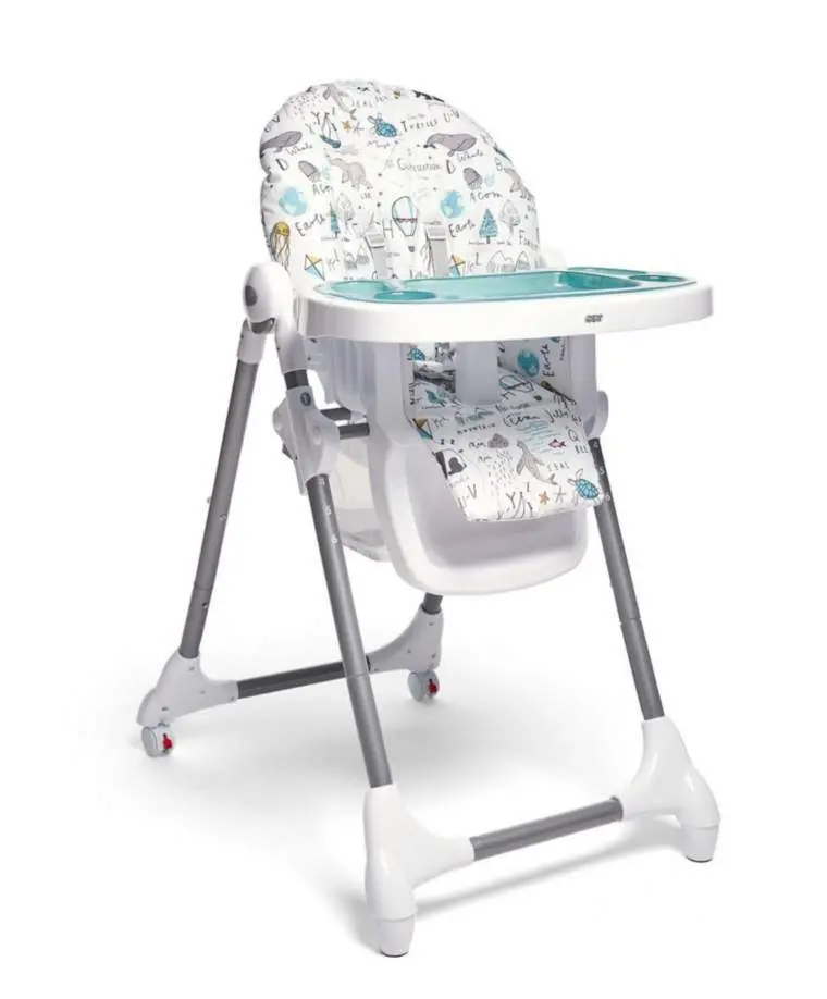 Mamas & Papas Snax Ergonomic High Chair in Happy Planet Print