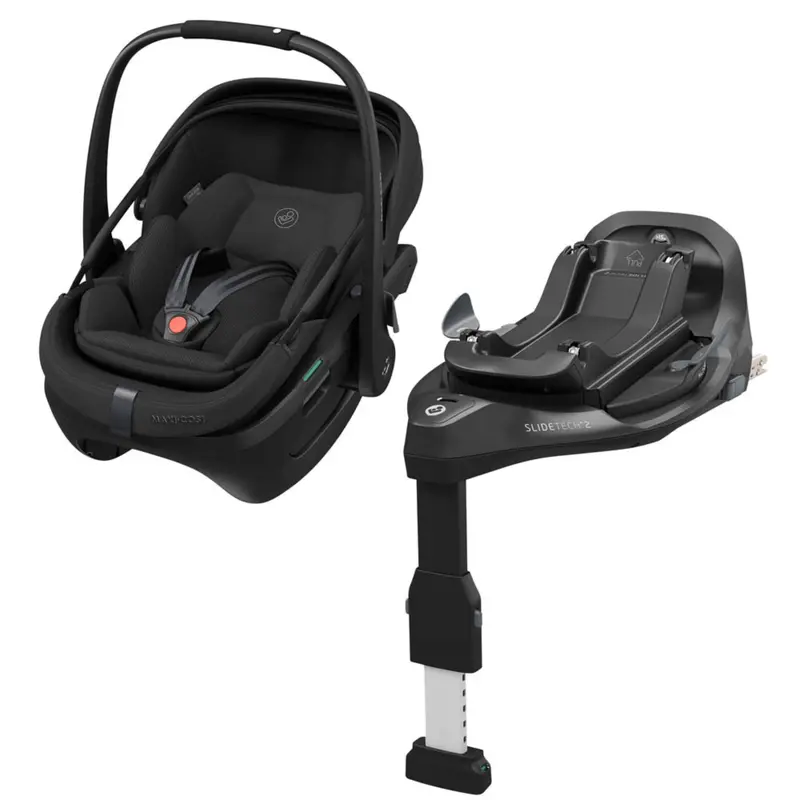 Maxi-Cosi Coral Slide Pro Infant Car Seat + Base – Black Onyx