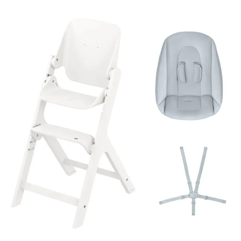 Maxi-Cosi Nesta Convertible High Chair with Newborn Kit – Pure White