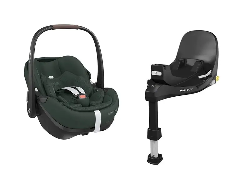 Maxi-Cosi Pebble 360 PRO² Rotating Car Seat with Base – Twillic Green