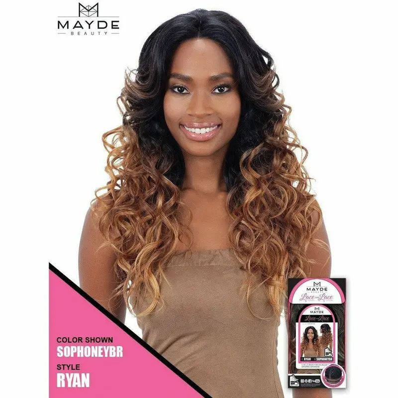 Mayde Beauty Ryan Synthetic Lace & Lace Front Wig – Natural-Looking Silhouette