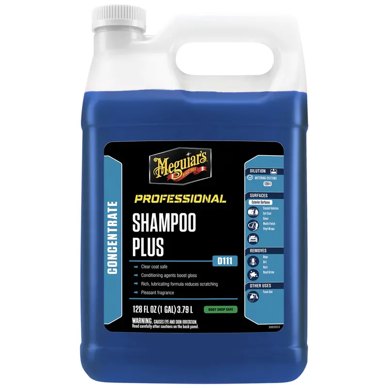 Meguiar’s D111 Shampoo Plus Professional Car Wash Soap – pH-Balanced & Lubricating