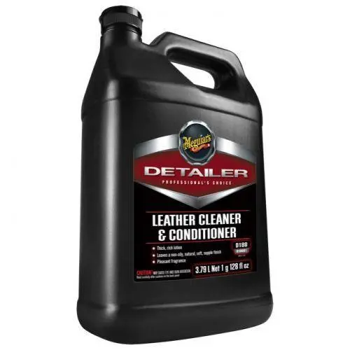 MEGUIAR’S D180 Leather Cleaner and Conditioner Combo